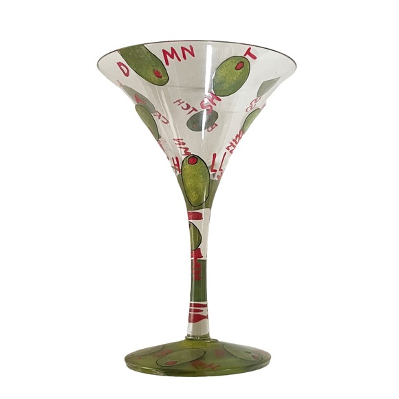 Lolita Other - Lolita "Dirty Martini" Martini Glass Conversation & Recipe Design